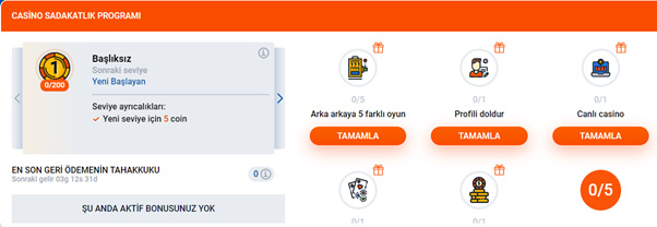 Sadakat programı