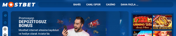 Web sitesindeki kumarhane bölümleri